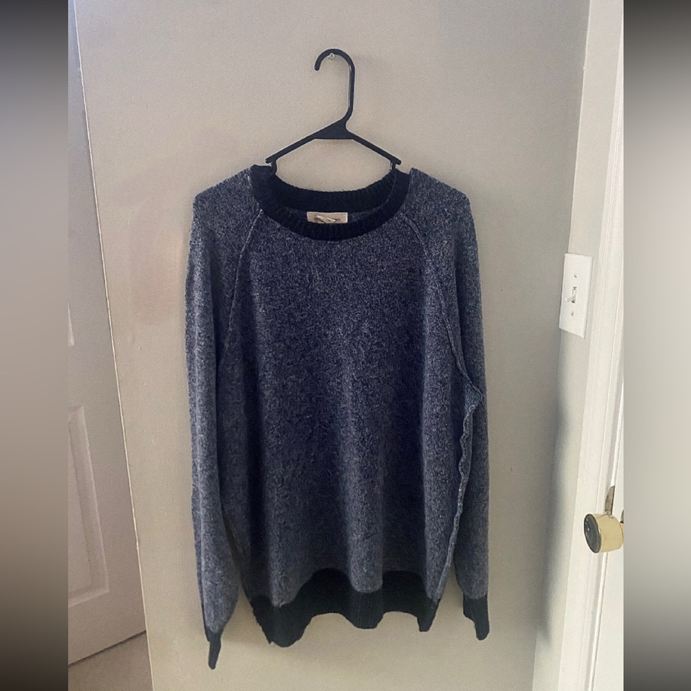 Fredrick Anderson Copenhagen XL navy slouchy sweater